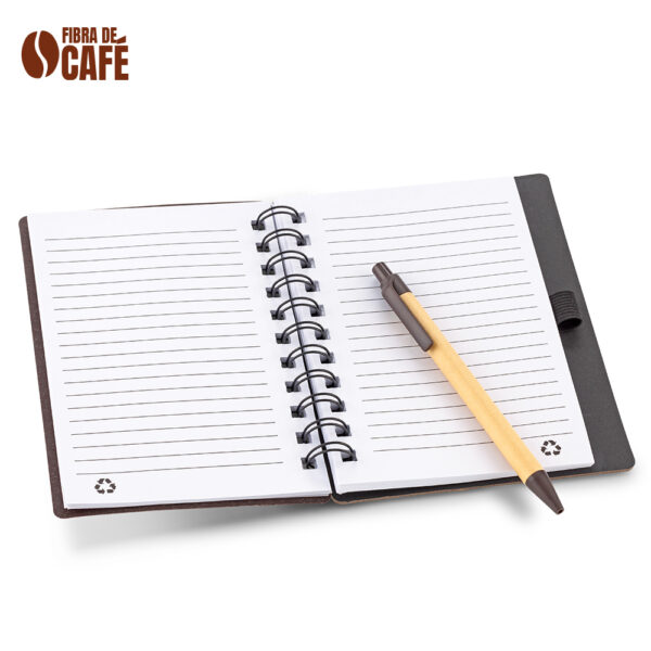 Libreta con Bolígrafo Coffee OF-610 - Imagen 2
