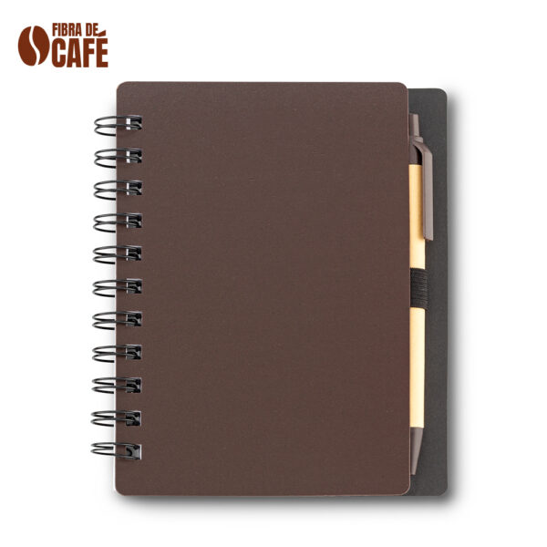 Libreta con Bolígrafo Coffee OF-610 - Imagen 3
