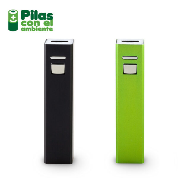 Pila Recargable Power Bank Con Boton 2200mAh TE-08-1 - Imagen 3