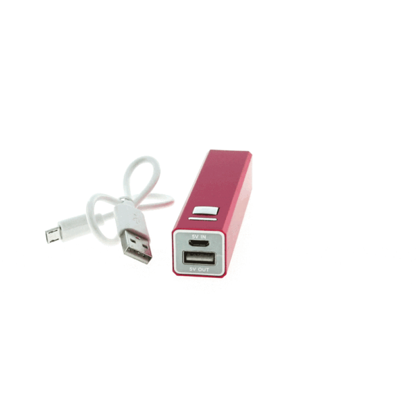 Pila Recargable Power Bank Con Boton 2200mAh TE-08-1 - Imagen 4