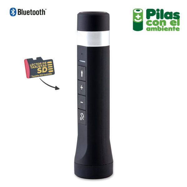 Speaker Bluetooth con Pila 2000mAh y Linterna TE-134 - Imagen 2