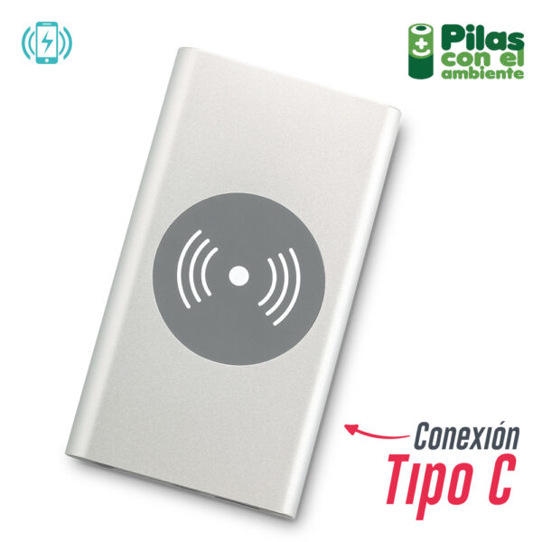 Pila Recargable con Cargador Inalámbrico 4000mah 2 TE-316-1 - Imagen 2