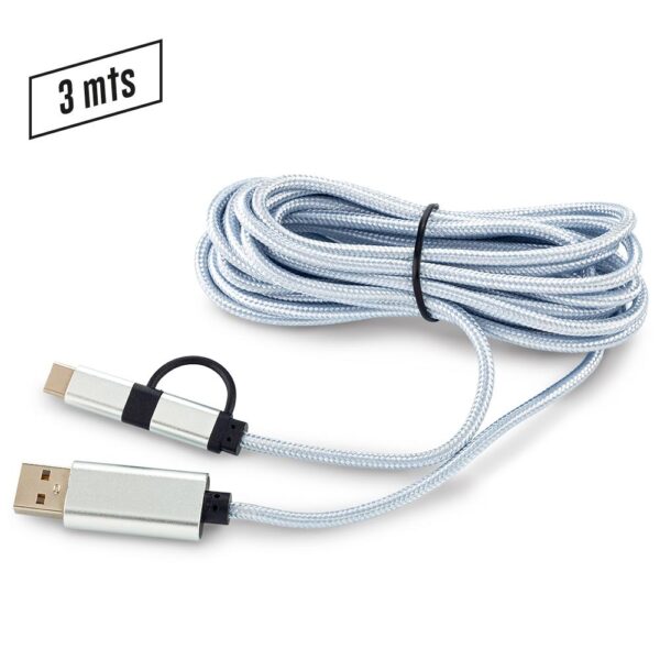 Cable Multicargador 3 Metros - Oferta TE-336 - Imagen 3
