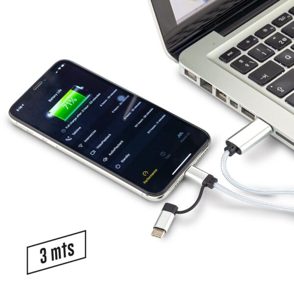 Cable Multicargador 3 Metros - Oferta TE-336 - Imagen 4