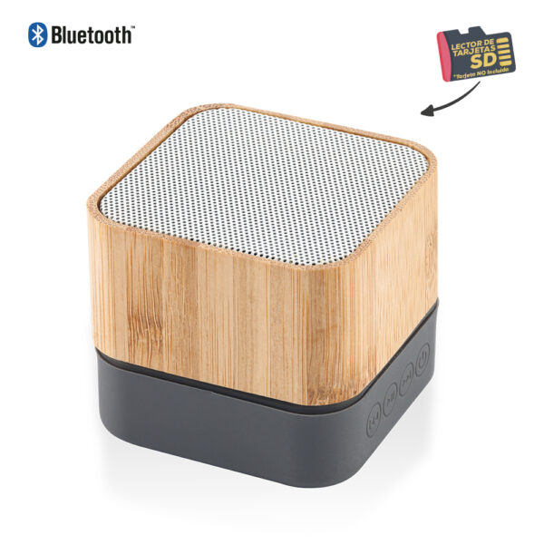Speaker Bluetooth Bamboo Lights TE-383 - Imagen 2