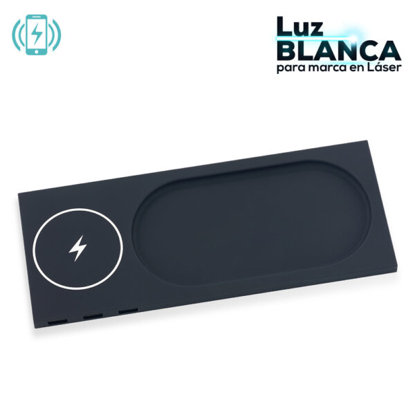 Organizador Light con Cargador Inalambrico OFERTA TE-388 - Imagen 2