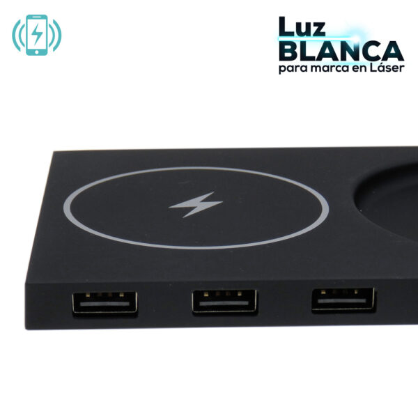 Organizador Light con Cargador Inalambrico OFERTA TE-388 - Imagen 3