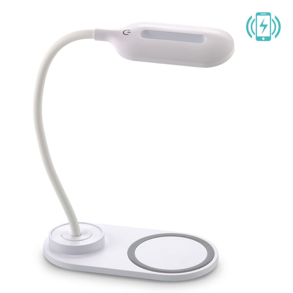 Cargador Inalámbrico con Lámpara LED TE-404 - Imagen 2