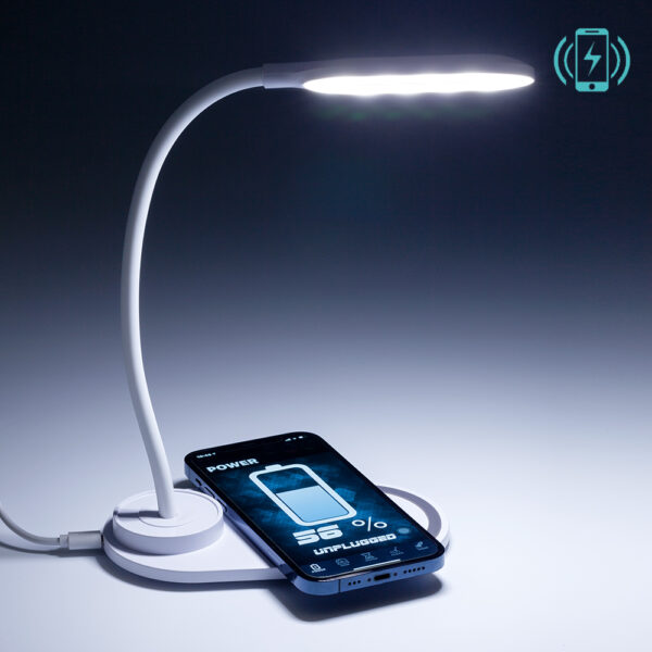 Cargador Inalámbrico con Lámpara LED TE-404 - Imagen 4