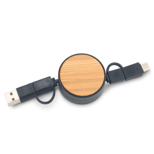 Cable Multicargador Bamboo TE-419 - Imagen 2