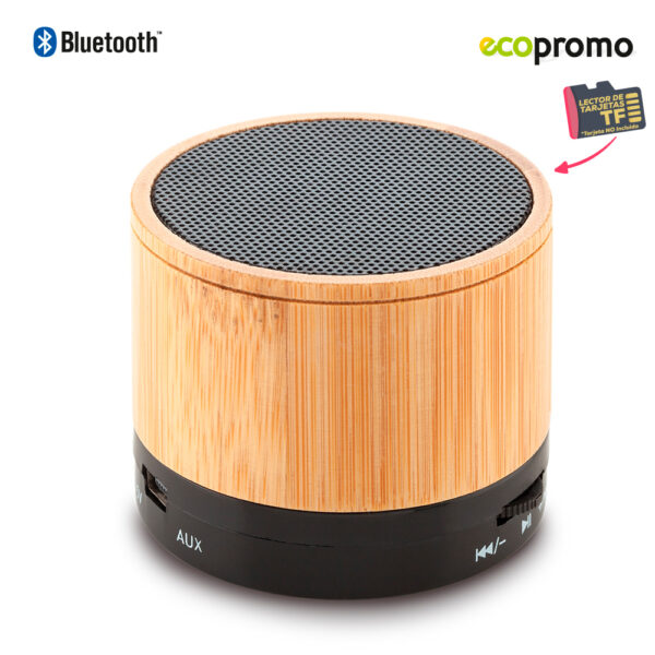 Speaker Bluetooth Artix Bamboo TE-447 - Imagen 3