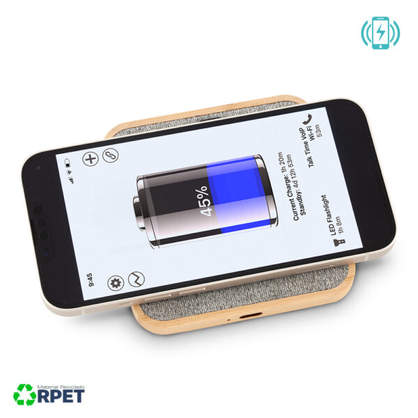 Cargador Inalámbrico Square RPET TE-528 - Imagen 2