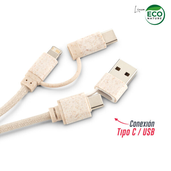 Cable Multicargador Cotton TE-535 - Imagen 4