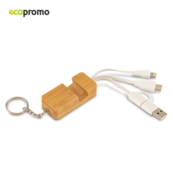 Cable Multicargador 3-1 Bamboo TE-566 - Imagen 4
