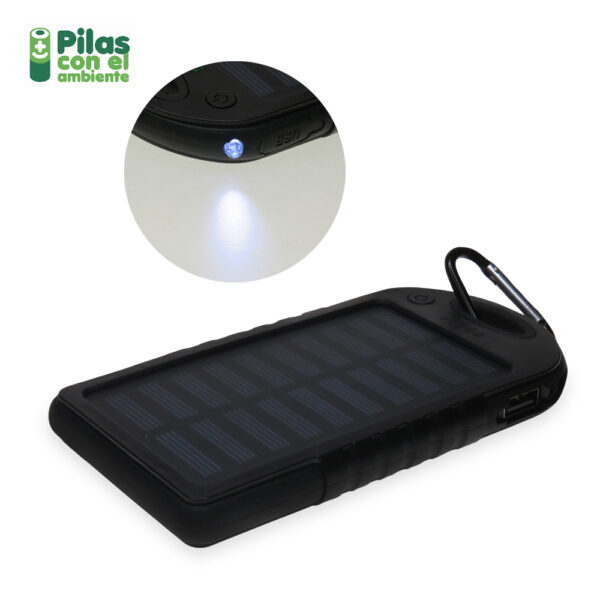Pila Recargable Solar 5000 mAh TE-577 - Imagen 3