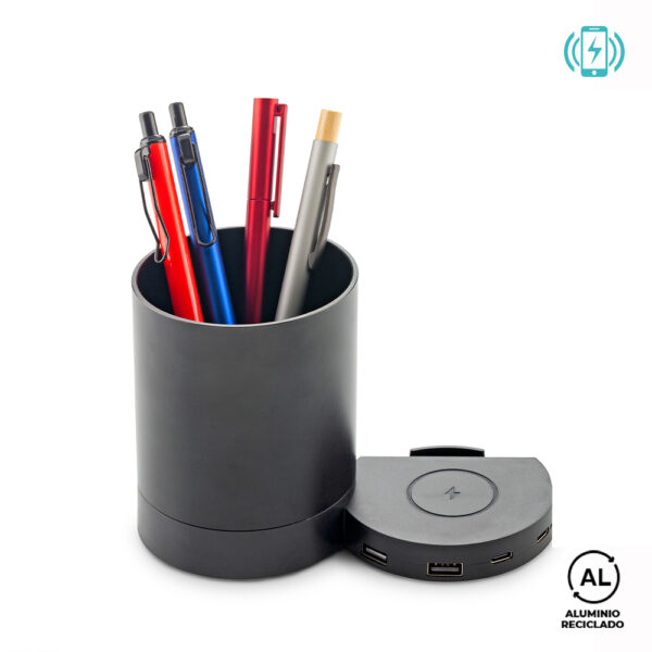 Cargador Inalámbrico en Aluminio Reciclado TE-601 - Imagen 3