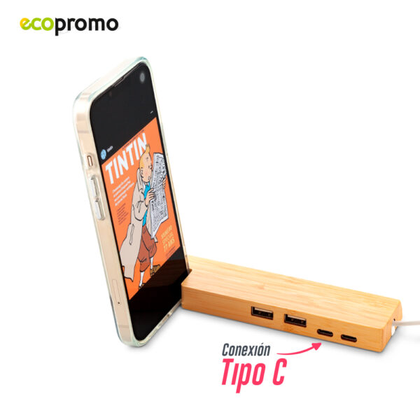 Puerto USB Ruler Bamboo TE-603 - Imagen 2