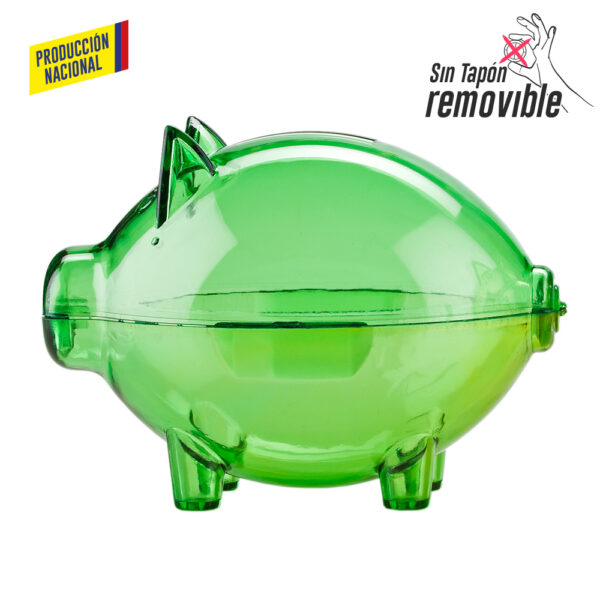 Alcancia Mini Cerdito Cristal- Producción Nacional VA-464 - Imagen 7