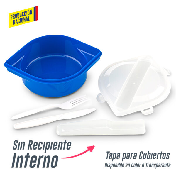 Portacomidas con Cubiertos Jakarta - Prod Nacional VA-914 - Imagen 3