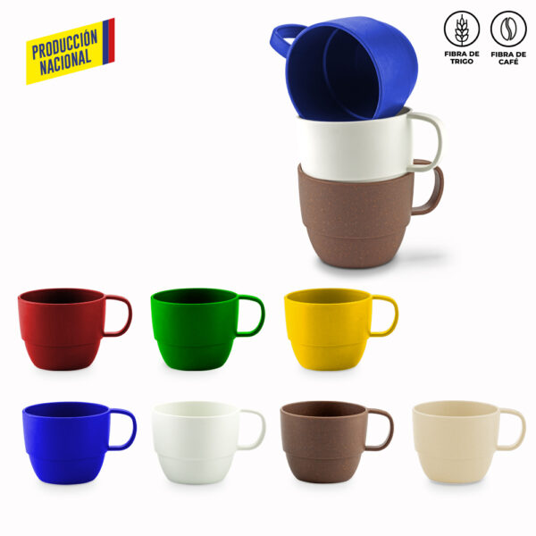 Mug Plástico Morning 320 ml, Produccion Nacional MU-402