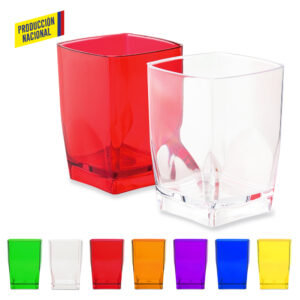 Vaso Cuadrado 7oz Cristal - Produccion Nacional MU-48