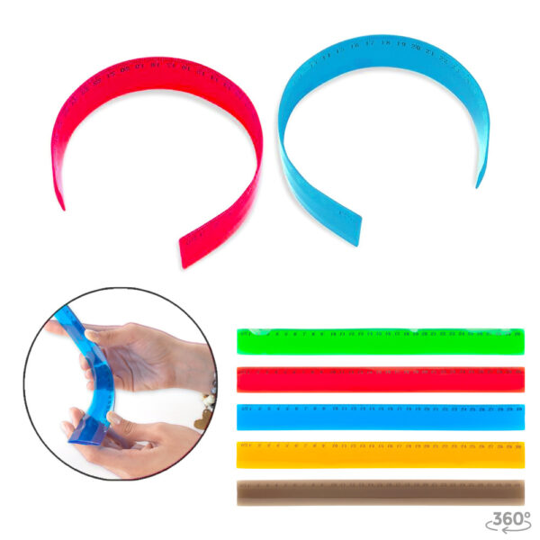 Regla Flexy PVC 30cm OF-439