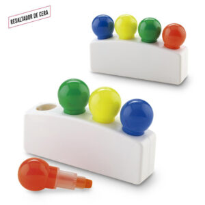 Set De Resaltadores en Cera Quattro OF-467
