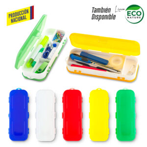 Estuche Plástico de tres Cuerpos - Produccion Nal VA-645