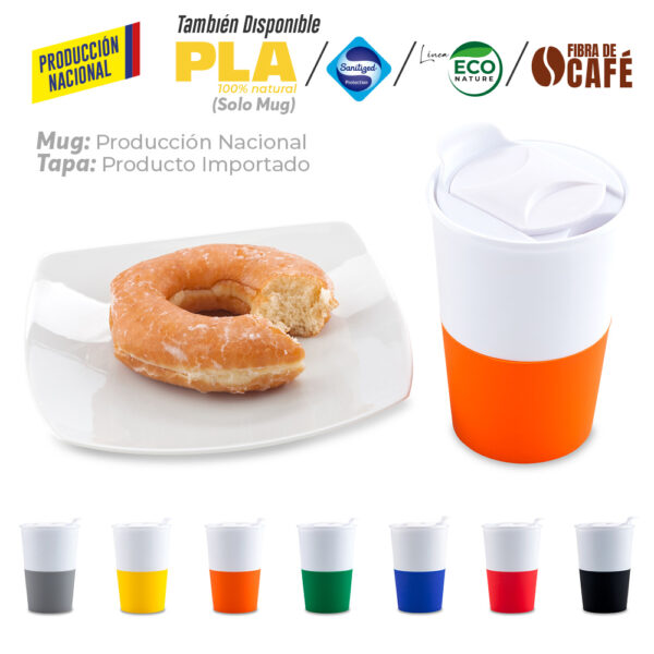 Mug Plástico Osiris 360ml - Produccion Nacional MU-152