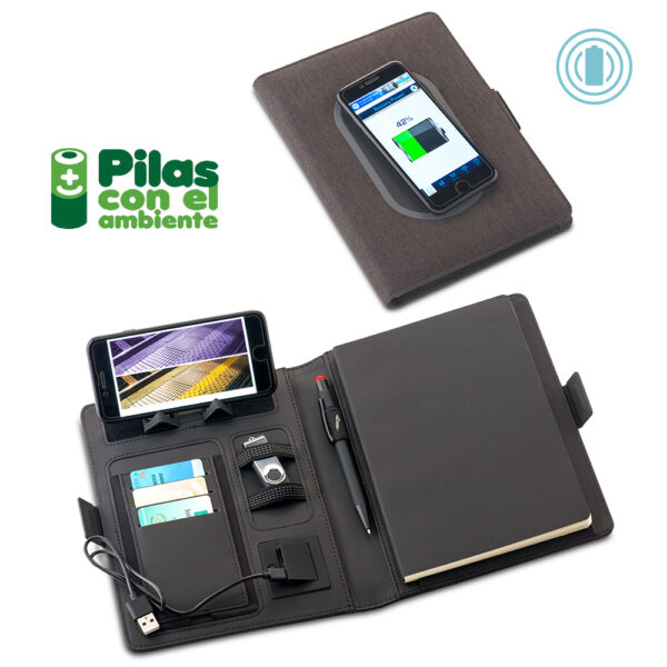 Cargador Inalámbrico Multiorganizador TE-277