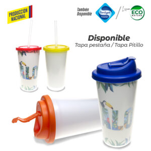 Vaso Doble Pared de Seguridad 450ml -Prod Nacional MU-257