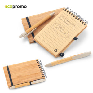 Libreta con Bolígrafo Bamboo OF-576