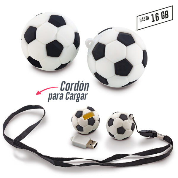PVC Memoria USB Soccer (Ver OF-228-CH) - Oferta US-61
