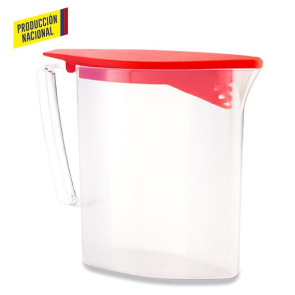 Jarra Plastica Ovalada 1000 ML - Nacional HO-185 - Imagen 3