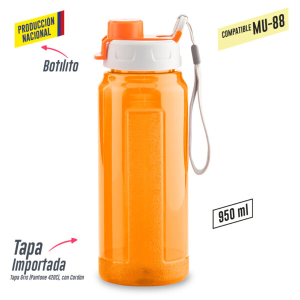 Botilito Plastico Galaxy 950ml-Produccion Nacional MU-144 - Imagen 5