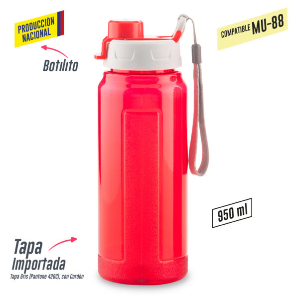 Botilito Plastico Galaxy 950ml-Produccion Nacional MU-144 - Imagen 6