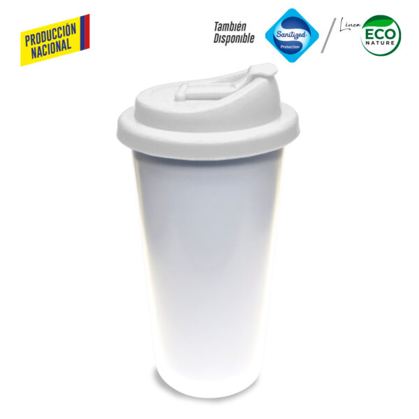 Vaso Doble Pared de Seguridad 450ml -Prod Nacional MU-257 - Imagen 5