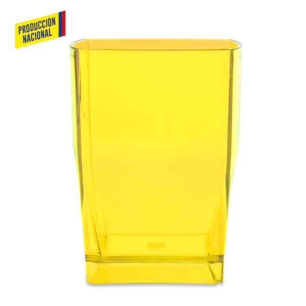 Vaso Cuadrado 7oz Cristal - Produccion Nacional MU-48 - Imagen 2