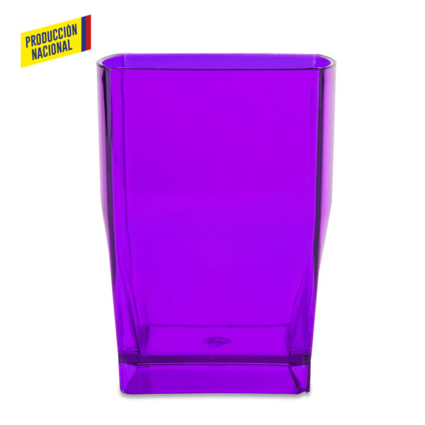 Vaso Cuadrado 7oz Cristal - Produccion Nacional MU-48 - Imagen 4