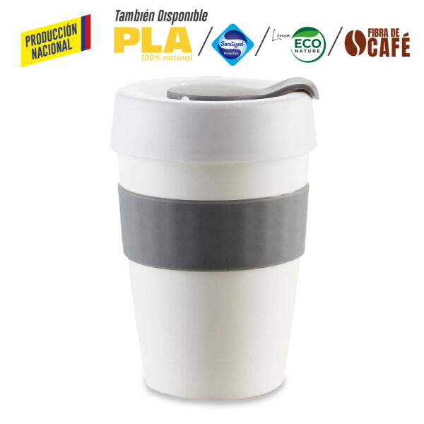 Mug Plastico Orbit 12oz - Producción Nacional MU-62V - Imagen 10