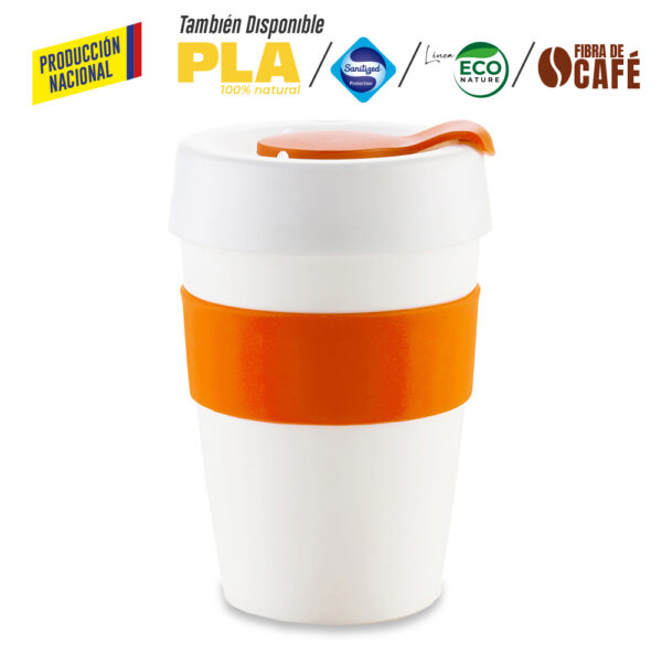 Mug Plastico Orbit 12oz - Producción Nacional MU-62V - Imagen 12