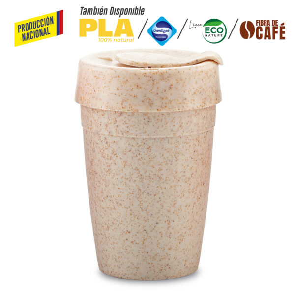 Mug Plastico Orbit 12oz - Producción Nacional MU-62V - Imagen 2