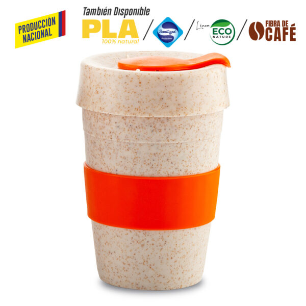 Mug Plastico Orbit 12oz - Producción Nacional MU-62V - Imagen 4