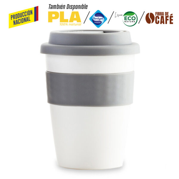Mug Plastico Orbit 12oz - Producción Nacional MU-62V - Imagen 9