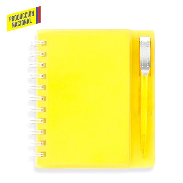 Libreta con Bolígrafo Hard Top 100 Hojas -Prod Nal OF-121 - Imagen 2