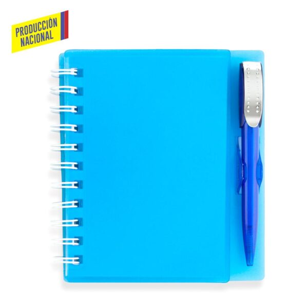 Libreta con Bolígrafo Hard Top 100 Hojas -Prod Nal OF-121 - Imagen 3
