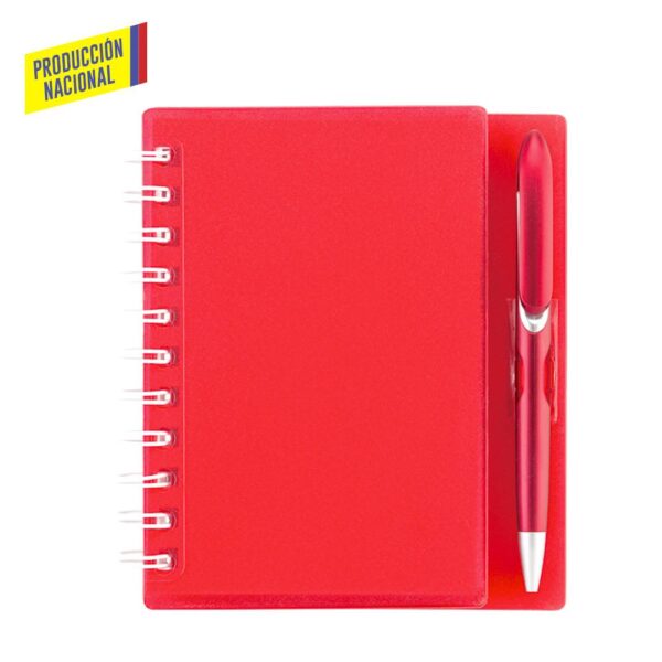 Libreta con Bolígrafo Hard Top 100 Hojas -Prod Nal OF-121 - Imagen 4