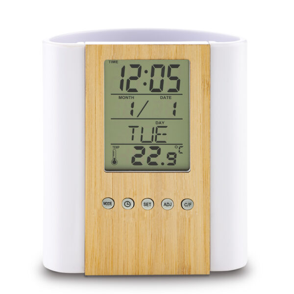 Reloj Portaboligrafo Crystal Bamboo OF-597 - Imagen 3