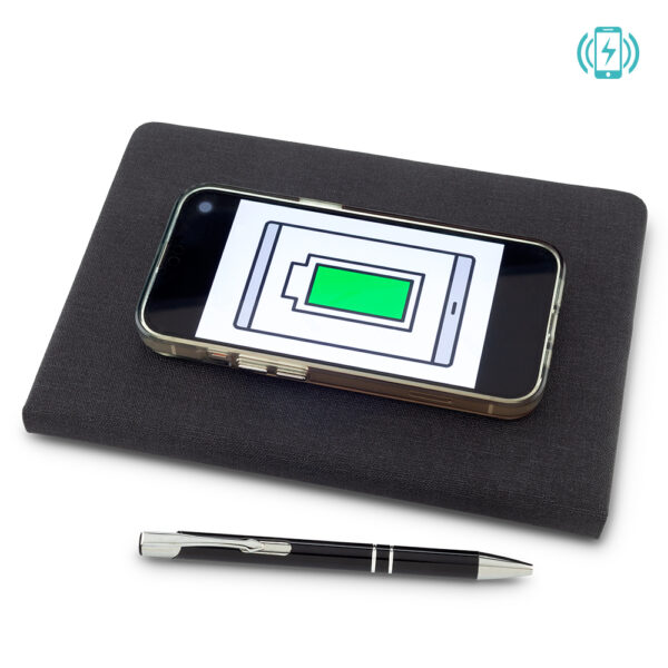 Cargador Inalámbrico con Libreta y Bolígrafo OF-620 - Imagen 2