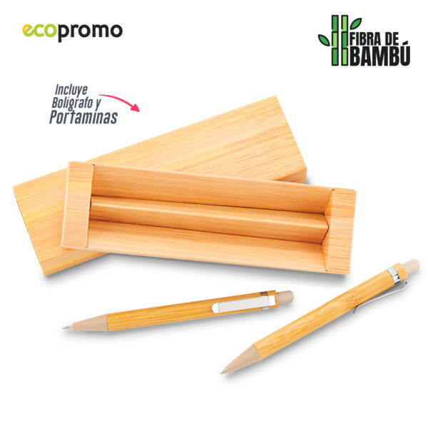 Set Bolígrafo y Portaminas Bamboo SET-BAMBOO - Imagen 2